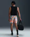 Шорты для бега Nike FORM UNLINED VERSATILE 5" DRI-FIT оранжево-голубые HQ0225-664
