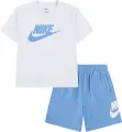 Комплект літній дитячий Nike SPORTSWEAR CLUB біло-блакитний 86L596-B9F