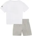 Комплект літній дитячий Nike SPORTSWEAR FRENCH TERRY біло-сірий 86N903-C87