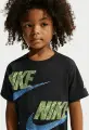 Комплект літній дитячий Nike SPORTSWEAR IN THE ZONE RELAXED JERSEY чорно-лаймово-блакитний 86N737-023