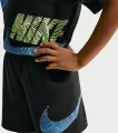 Комплект літній дитячий Nike SPORTSWEAR IN THE ZONE RELAXED JERSEY чорно-лаймово-блакитний 86N737-023