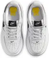 Кроссовки детские Nike AIR FORCE 1 LOW EASYON (PS) бело-черно-желтые IR3985-121