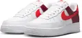 Кросівки жіночі Nike AIR FORCE 1'07 біло-бордово-червоні IR0872-101