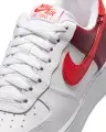 Кросівки жіночі Nike AIR FORCE 1'07 біло-бордово-червоні IR0872-101