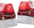 Кросівки жіночі Nike AIR FORCE 1'07 біло-бордово-червоні IR0872-101