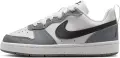 Кроссовки подростковые Nike COURT BOROUGH LOW RECRAFT (GS) бело-серо-черные DV5456-016