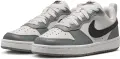 Кроссовки подростковые Nike COURT BOROUGH LOW RECRAFT (GS) бело-серо-черные DV5456-016