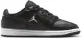Кроссовки подростковые Nike JORDAN COURT CONNECT LOW (GS) черно-белые IQ6016-001