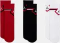 Носки детские Nike JORDAN DIAMOND CREW красные, черные, белые (3 пары) BJ0832-R78