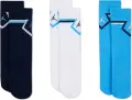 Шкарпетки дитячі Nike JORDAN DIAMOND CREW темно-сині, білі, блакитні (3 пари) BJ0832-695