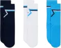 Шкарпетки дитячі Nike JORDAN DIAMOND CREW темно-сині, білі, блакитні (3 пари) BJ0832-695