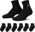 Носки детские Nike JORDAN EVERYDAY ESSENTIALS ANKLE черные (6 пар) BJ0593-023