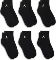 Носки детские Nike JORDAN EVERYDAY ESSENTIALS ANKLE черные (6 пар) BJ0593-023