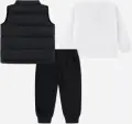 Спортивний комплект дитячий Nike SPORTSWEAR чорно-біло-золотий 86N506-F66