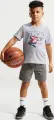 Футболка дитяча Nike CHALKY BOXY BBALL світло-сіра 86N843-BAD