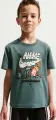 Футболка дитяча Nike REST AND RECOVERY темно-зелена 86N985-G3S