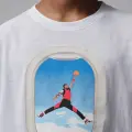Футболка подростковая Nike AIR JORDAN PLANE WINDOW белая 95F903-001