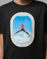 Футболка подростковая Nike AIR JORDAN PLANE WINDOW черная 95F903-023
