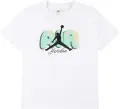 Футболка підліткова Nike JORDAN AIR BUBBLE біло-зелена 45F859-001