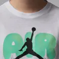 Футболка підліткова Nike JORDAN AIR BUBBLE біло-зелена 45F859-001