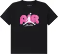 Футболка підліткова Nike JORDAN AIR BUBBLE чорно-рожева 45F859-023