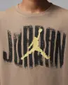 Футболка подростковая Nike JORDAN DISTRESSED светло-коричневая 95F854-X1T