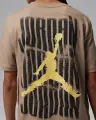 Футболка подростковая Nike JORDAN DISTRESSED светло-коричневая 95F854-X1T