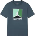 Футболка подростковая Nike JORDAN FLIGHT ESSENTIALS BOXED LOGO 3.0 темно-зеленая 95F057-EA0
