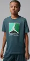 Футболка подростковая Nike JORDAN FLIGHT ESSENTIALS BOXED LOGO 3.0 темно-зеленая 95F057-EA0