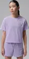 Футболка підліткова Nike JORDAN SECRET GARDEN COLLEGIATE бузкова 45F900-P2W