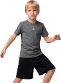 Футболка подростковая Nike JORDAN SPORT DRI-FIT CORE серая 95D618-GEH