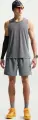 Шорти для бігу Nike MILER DRI-FIT 18CM BRIEFS-LINED сірі IF2070-084