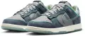 Кросівки Nike DUNK LOW RETRO SE сіро-темно-синьо-бірюзові IH1942-002