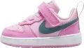 Кросівки дитячі Nike COURT BOROUGH LOW RECRAFT (TD) рожево-темно-зелені DV5458-604