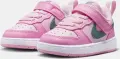 Кроссовки детские Nike COURT BOROUGH LOW RECRAFT (TD) розово-темно-зеленые DV5458-604