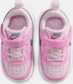 Кроссовки детские Nike COURT BOROUGH LOW RECRAFT (TD) розово-темно-зеленые DV5458-604