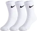 Носки детские Nike DRI-FIT PERFORMANCE BASIC CREW белые (3 пары) UN0013-001