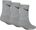 Носки детские Nike DRI-FIT PERFORMANCE BASIC CREW серые (3 пары) UN0013-042