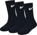 Носки детские Nike DRI-FIT PERFORMANCE BASIC CREW черные (3 пары) UN0013-023