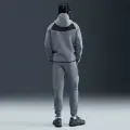 Спортивні штани Nike TECH FLEECE сіро-лимонні IH4303-065
