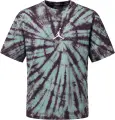 Футболка Nike JORDAN BROOKLYN TIE-DYE FESTIVAL зелено-фиолетовая IF3150-342