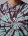 Футболка Nike JORDAN BROOKLYN TIE-DYE FESTIVAL зелено-фиолетовая IF3150-342