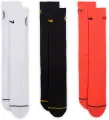 Носки Nike TOTAL90 EVERYDAY CUSHIONED CREW белые, черные, оранжевые (3 пары) IM5021-900