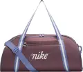 Сумка спортивна жіноча Nike GYM CLUB TRAINING RETRO 24L коричнево-синьо-біла DH6863-502