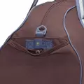 Сумка спортивна жіноча Nike GYM CLUB TRAINING RETRO 24L коричнево-синьо-біла DH6863-502