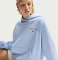 Худі жіноче Nike STUDIO FLEECE MEDIUM WEIGHT OVERSIZED блакитне IU3725-407