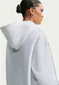 Худи женское Nike STUDIO FLEECE MEDIUM WEIGHT OVERSIZED светло-серое IU3725-051