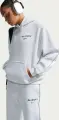 Худи женское Nike STUDIO FLEECE MEDIUM WEIGHT OVERSIZED светло-серое IU3725-051