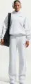Худи женское Nike STUDIO FLEECE MEDIUM WEIGHT OVERSIZED светло-серое IU3725-051