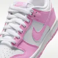 Кроссовки детские Nike JR DUNK LOW бело-розовые IU7766-125